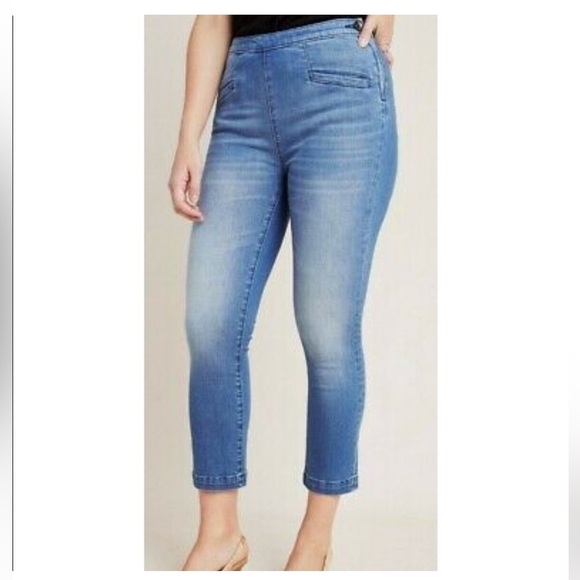 Pilcro and the Letterpress by Anthropologie Size 28 High Rise Denim Leggings - Picture 10 of 11